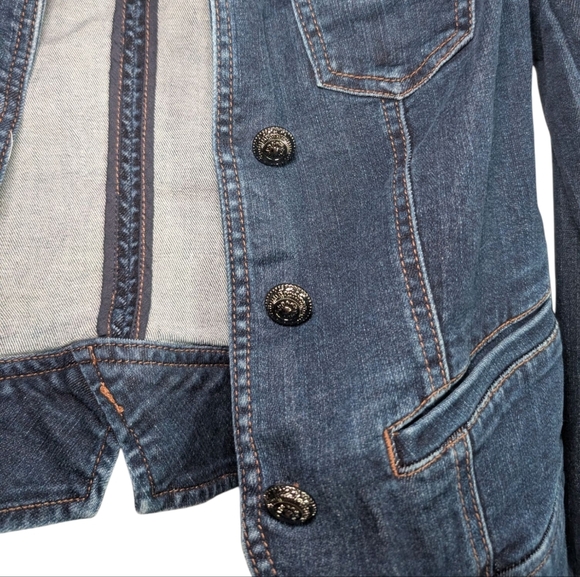 White House Denim Blue Women's Jacket - Picture 2 of 6